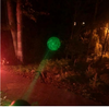手持平行光束绿色LED照明器与绿色激光指针为黑暗区域照明